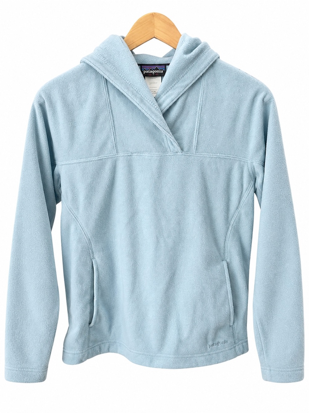 Vintage 2008 Patagonia Synchilla Fleece Crossover Hoodie Blue Small S